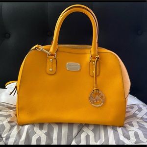 Yellow Michael Kors bag